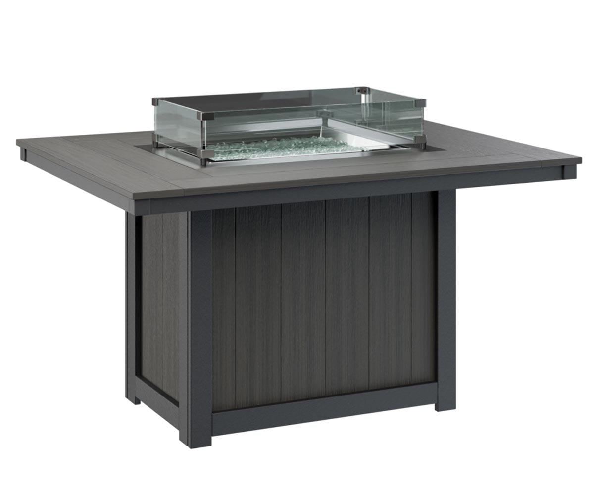 Donoma 42" x 54" Dining Fire Table