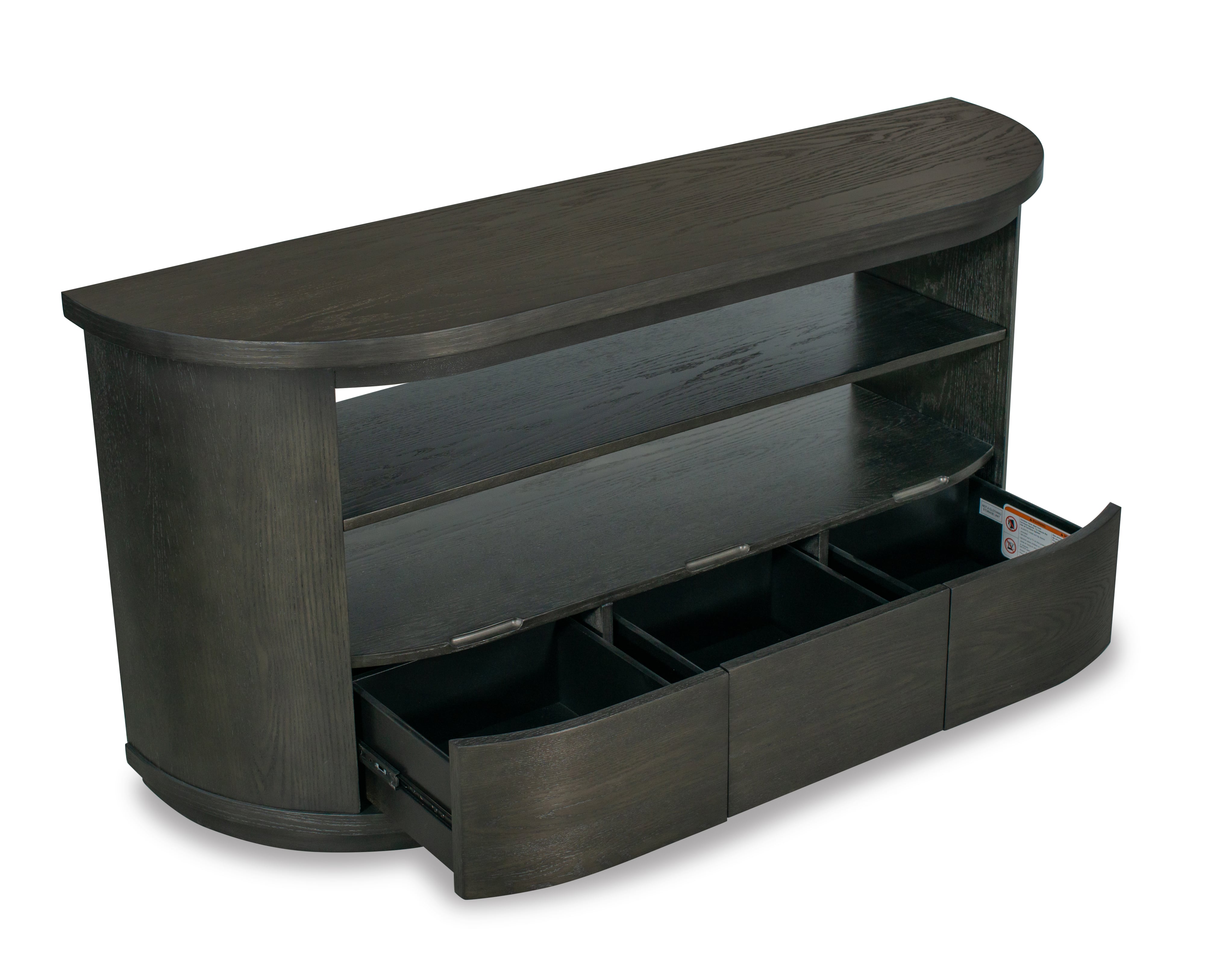 Magnussen Home Bosley Console Table with Concealed Storage