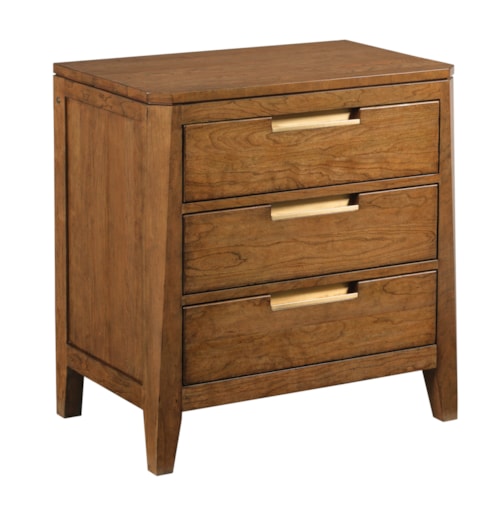 Traditional 3-Drawer Nightstand