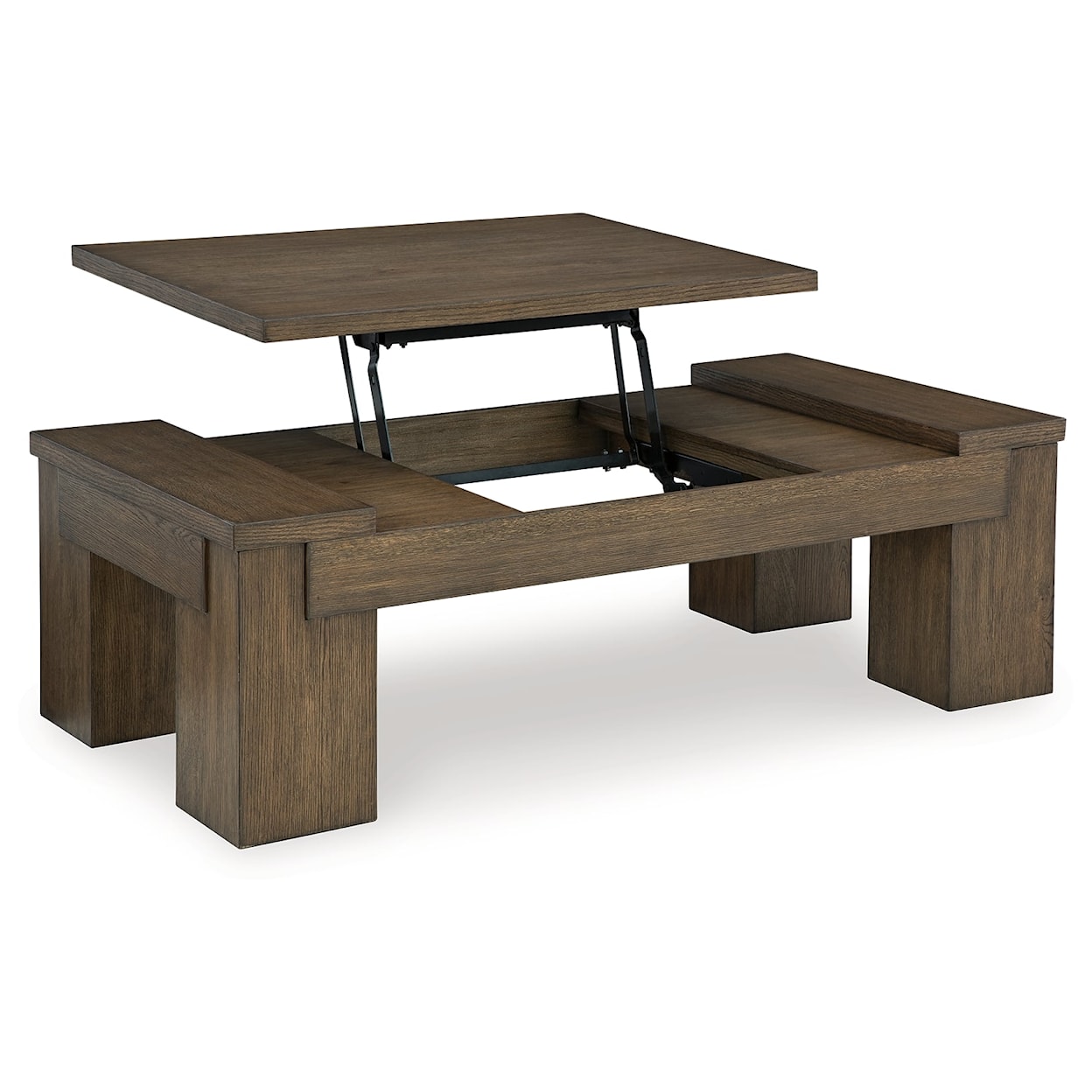 Signature Design by Ashley Furniture Rosswain Lift-top Coffee Table and 2 End Tables