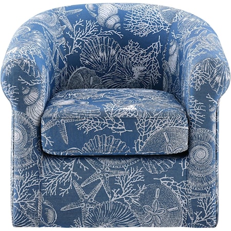 Upholstered Swivel Chair