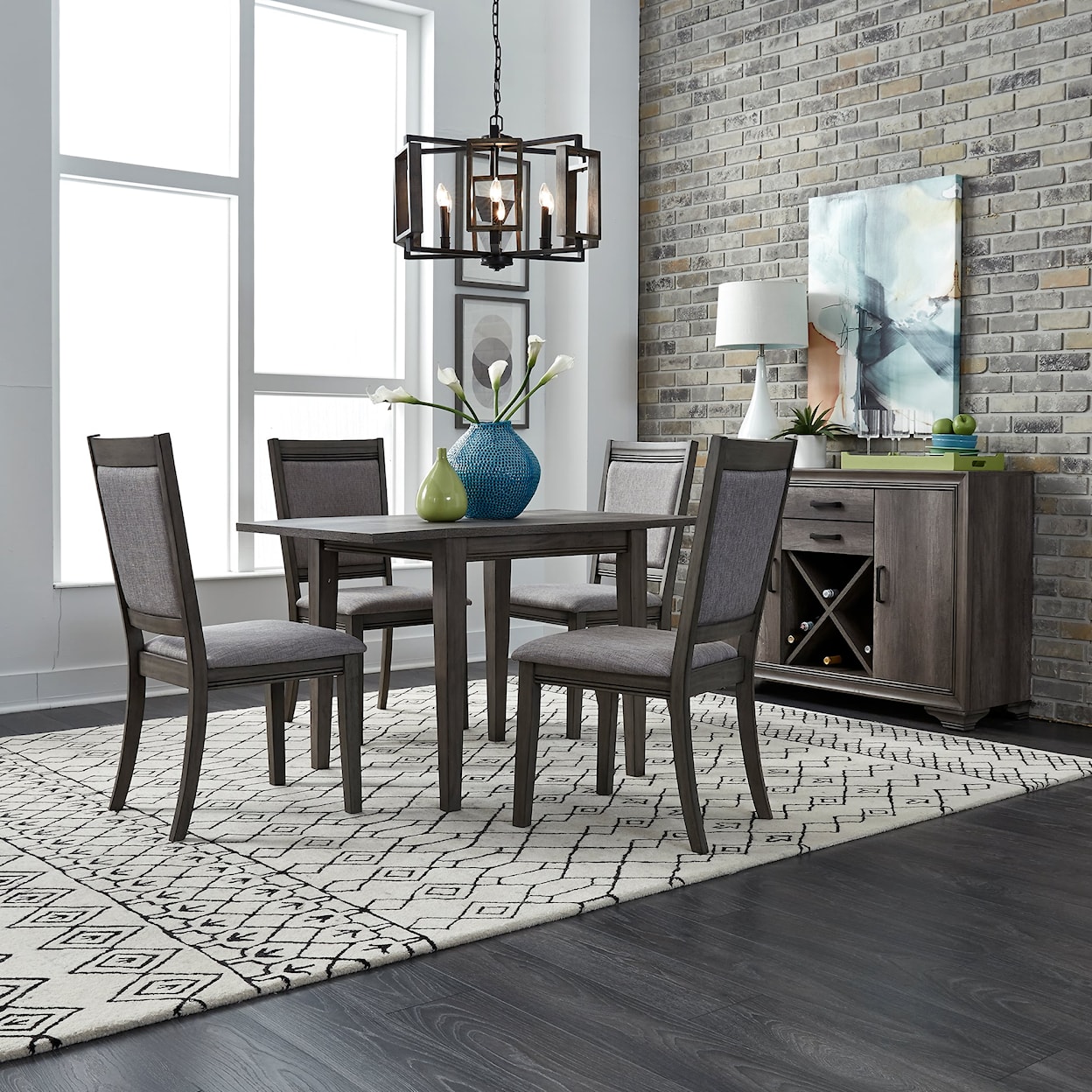 Libby Tanners Creek 5-Piece Dining Set with Drop Leaves