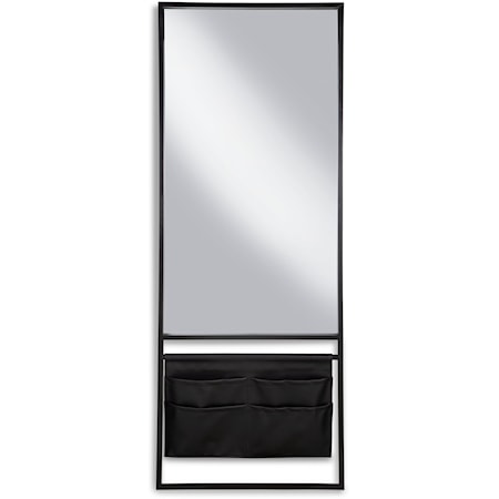 Casual Floor Mirror with Pockets