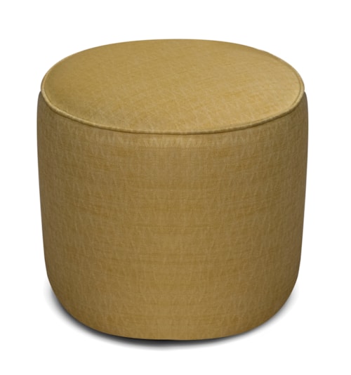 Contemporary Small Round Ottoman