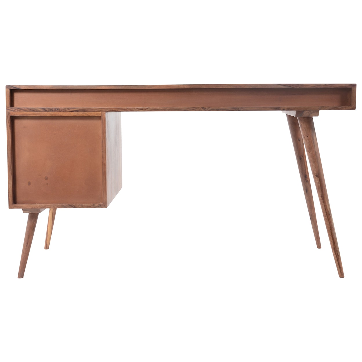Moe's Home Collection O2 Table Desk with File Drawer