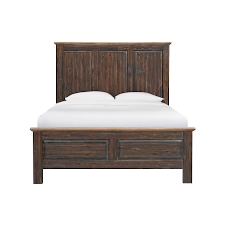 Queen Panel Storage Bed