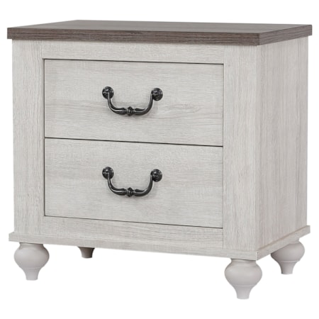 2-drawer Nightstand