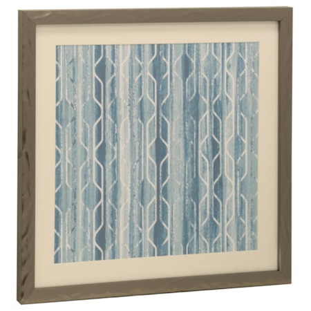Bryan Keith Blue and White Print