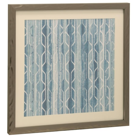 Bryan Keith Blue and White Print