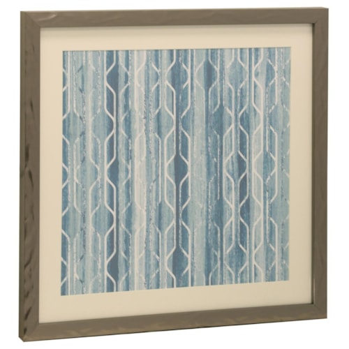 Bryan Keith Blue and White Print
