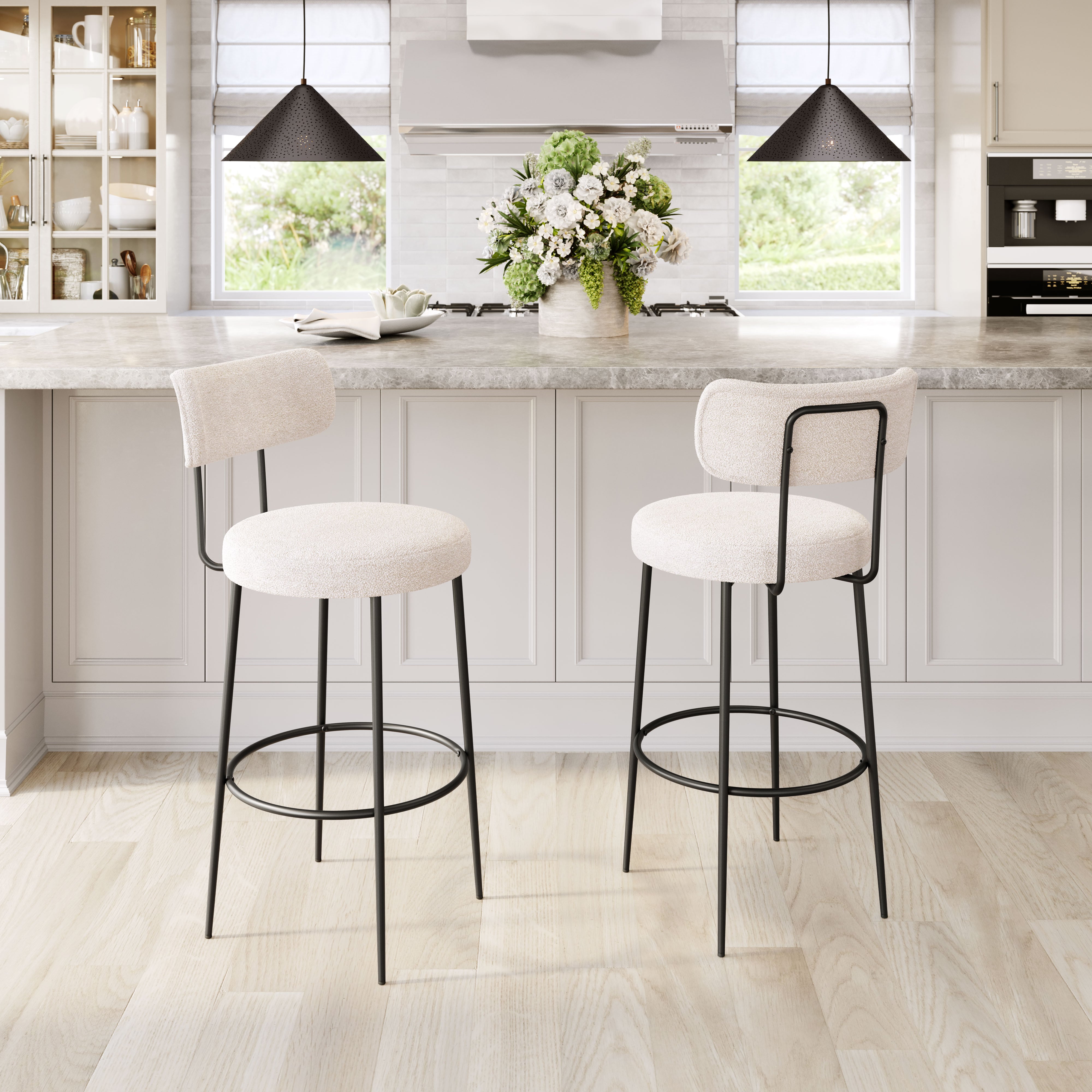 Zuo Blanca Collection 109740 Contemporary Upholstered Barstool Value City Furniture Bar