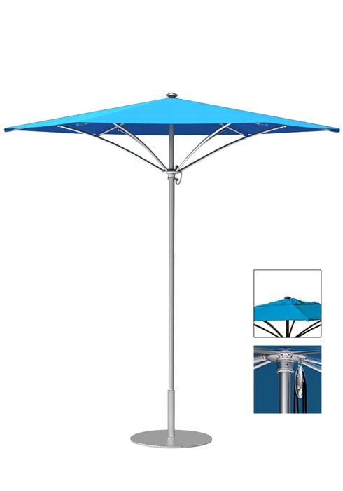 Trace 8' Hexagon Pulley Lift Umbrella w/Vent