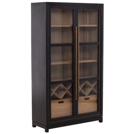 4-Shelf Wine Cabinet