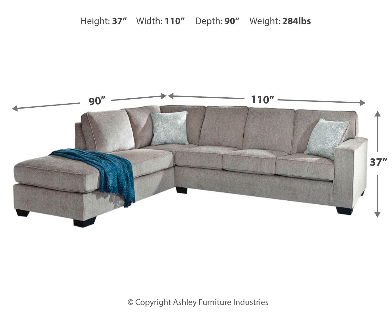 2-piece Sleeper Sectional With Chaise