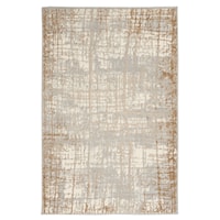 3'2"X5 Ivory/Taupe Rectangle Rug