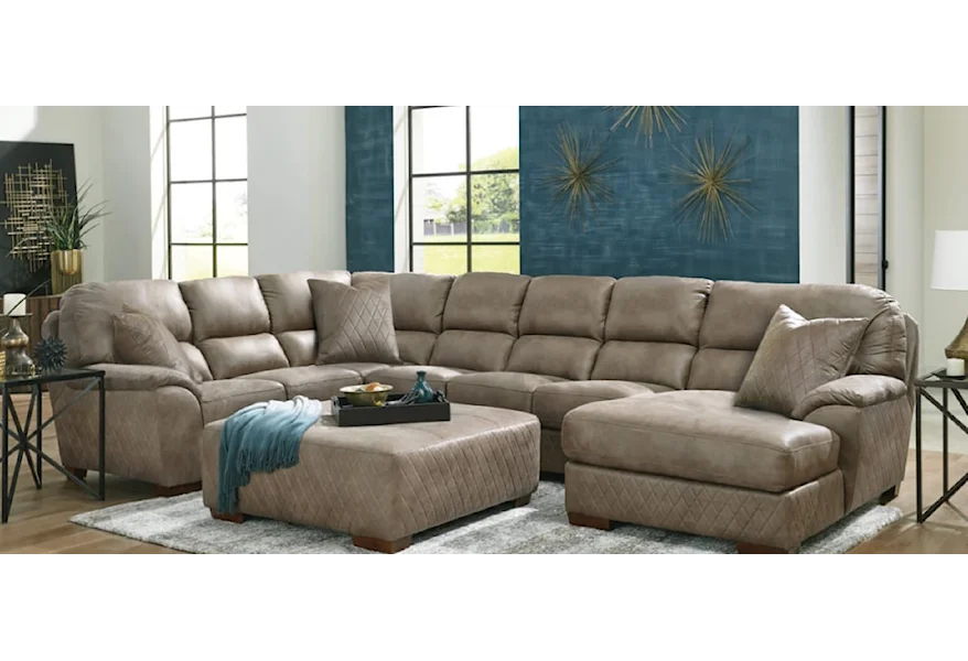 4043 Royce U-Shaped Sectional  by Jackson Furniture at EFO Furniture Outlet