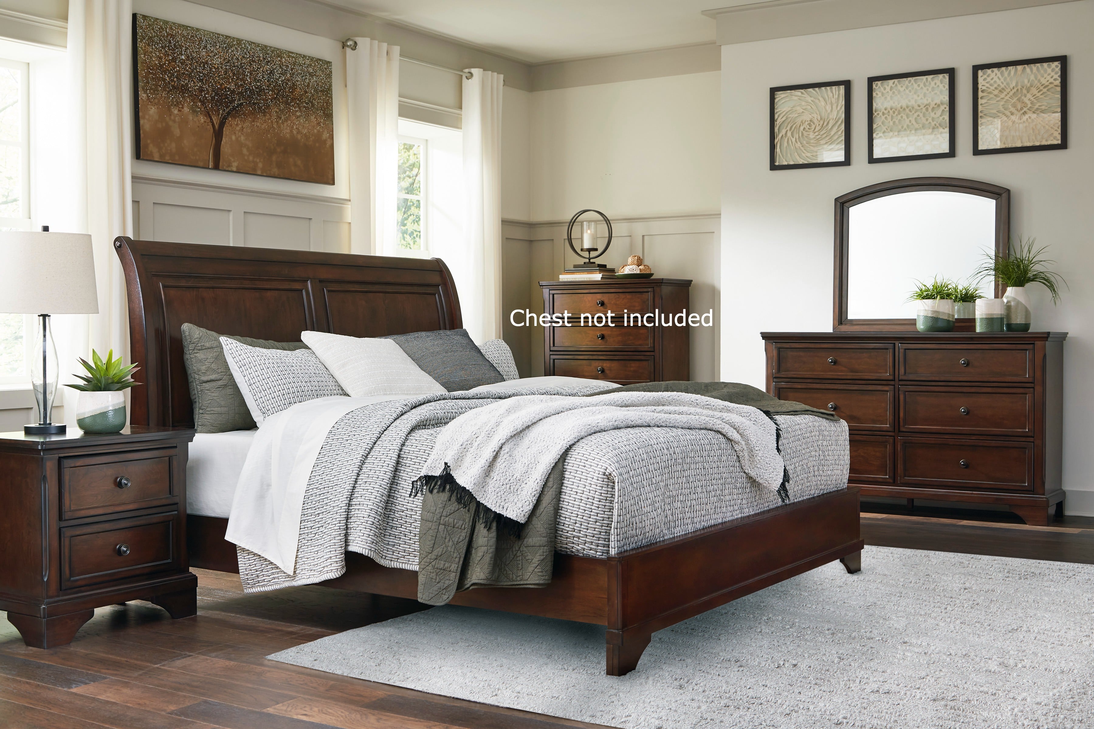 Signature Design by Ashley Furniture Brookbauer PKB7676Q Queen Bedroom