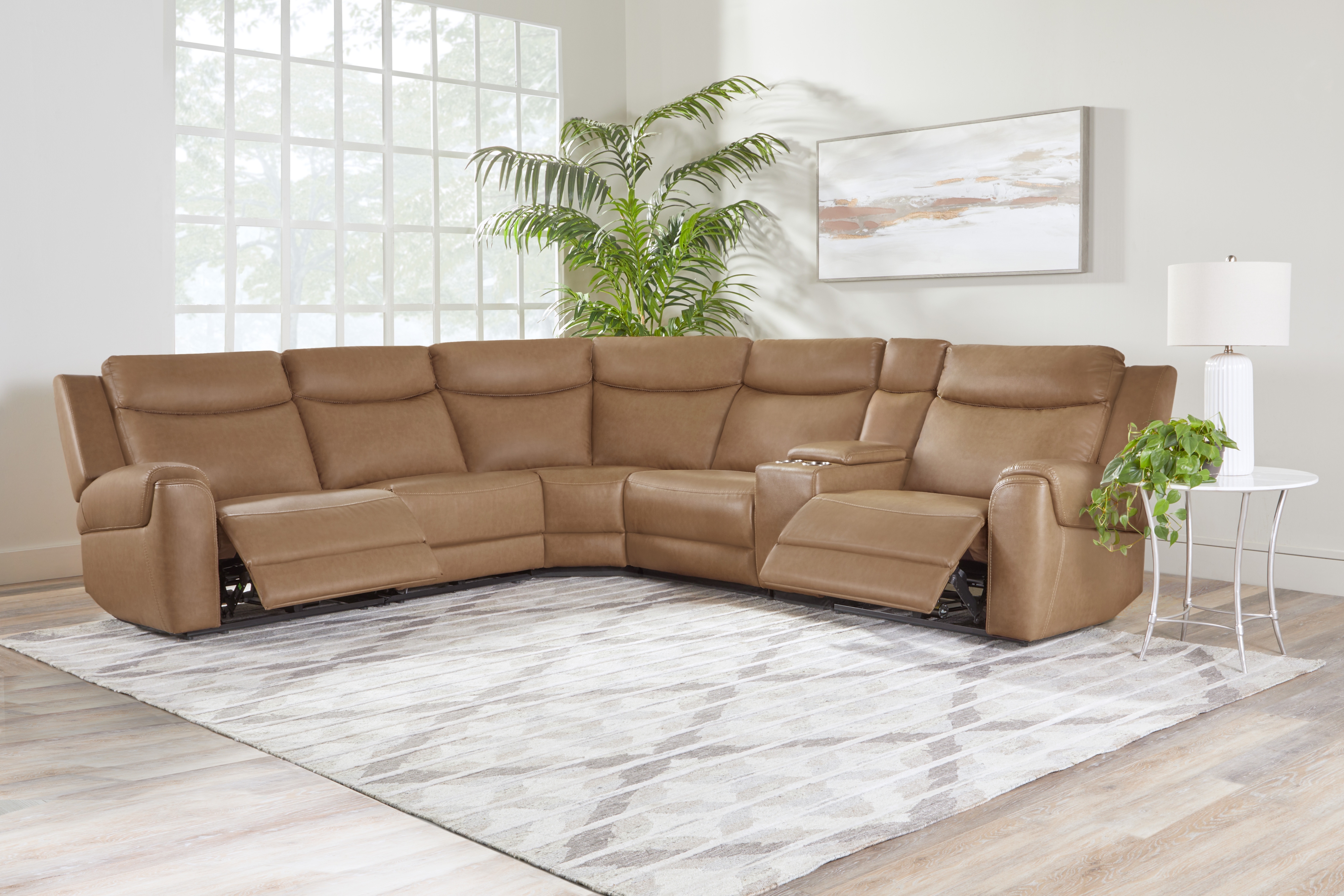 Parker Living Momentum 6-Piece Power Reclining Sectional Sofa