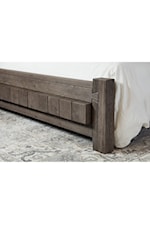 Vaughan Bassett Dovetail Bedroom Rustic California King Board and Batten Bed with Low Profile Footboard
