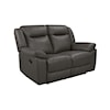 New Classic Furniture Taggart Leather Loveseat W/ Dual Recliners