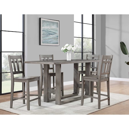 5-Piece Counter Height Dining Set