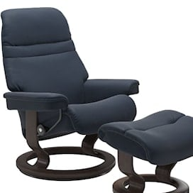 Medium Reclining Chair with Classic Base