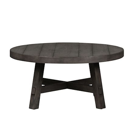 Splay Leg Round Cocktail Table