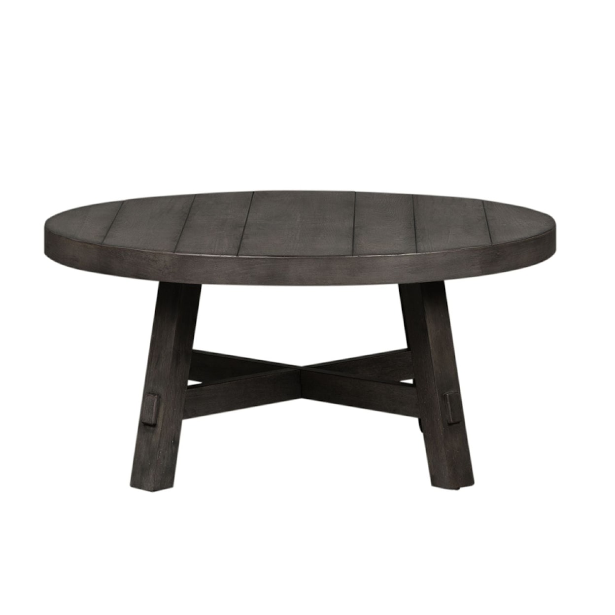 Libby Modern Farmhouse Splay Leg Round Cocktail Table