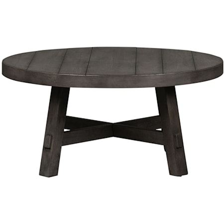 Splay Leg Round Cocktail Table