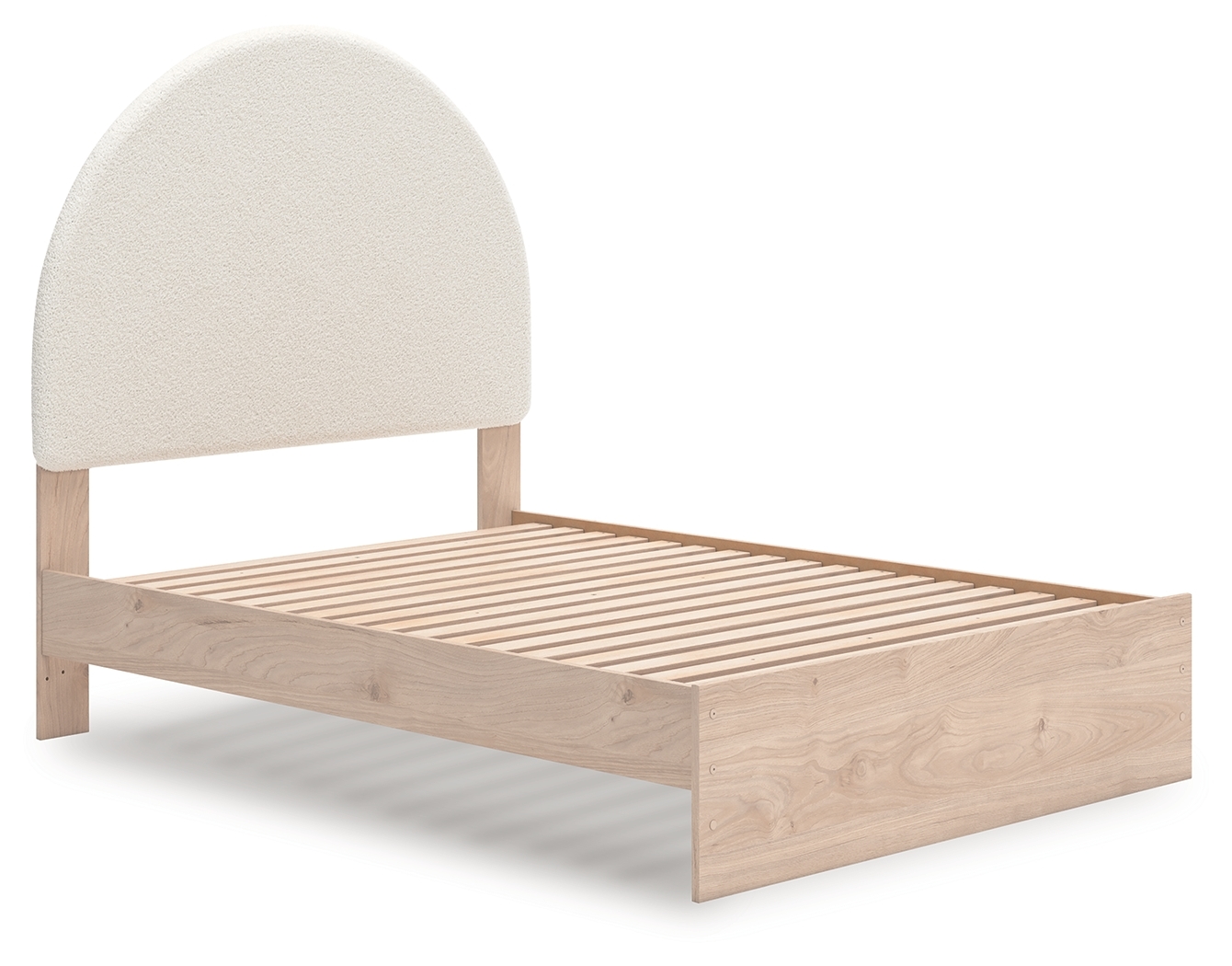 Full Upholstered Panel Bed