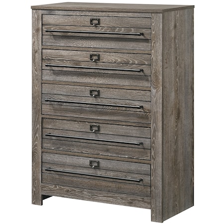 Contemporary 5-Drawer Chest