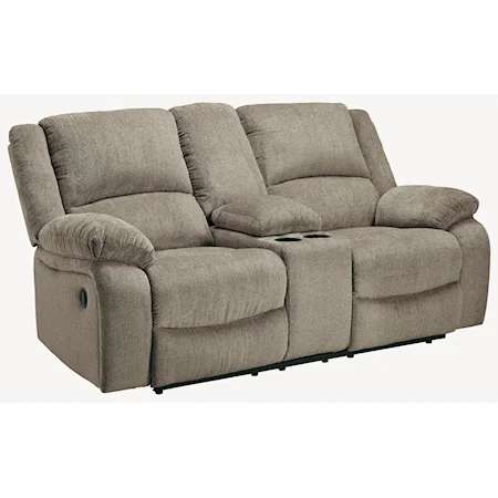 Double Reclining Loveseat w/ Console