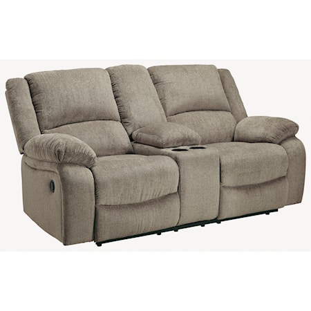 Double Reclining Loveseat w/ Console