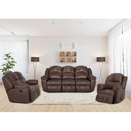 Casual 3-Piece Power Motion Living Room Set