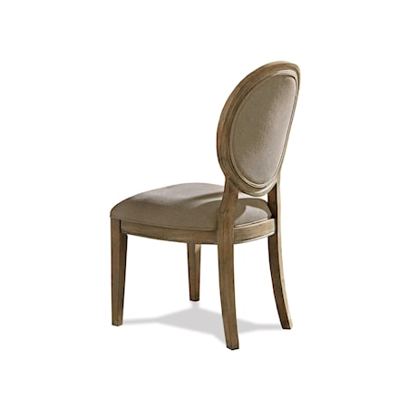 Upholstered Oval Side Chair