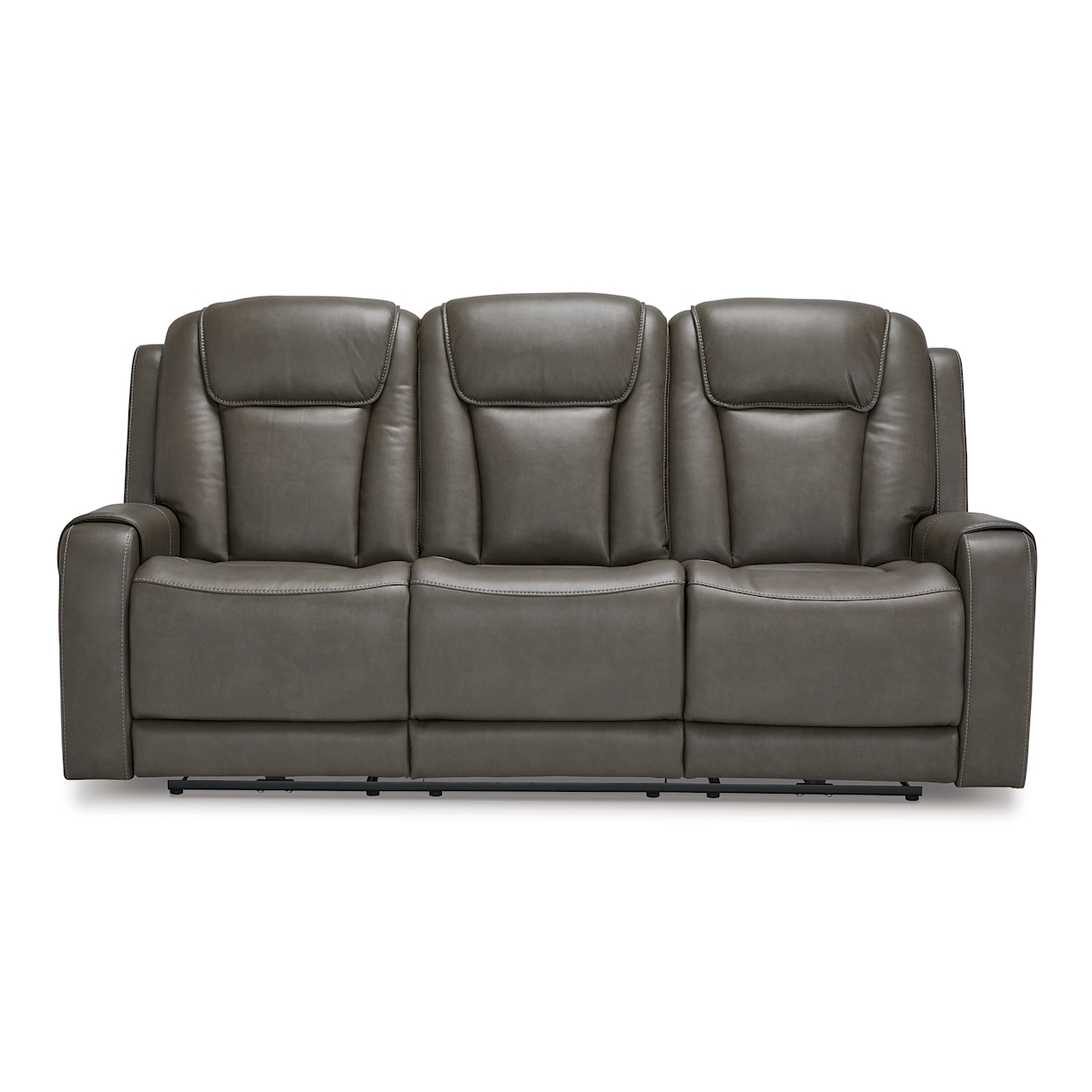 Signature Design Card Player Reclining Sofa