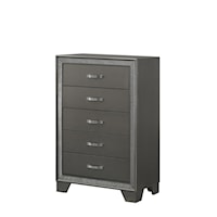 Glam 5-Drawer Bedroom Chest