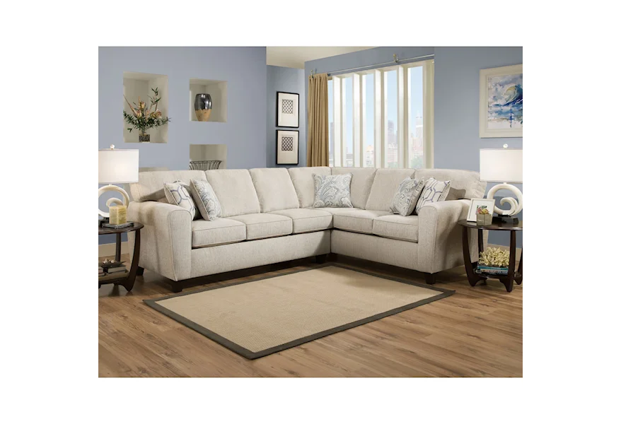3100 Sectional Sofa by Peak Living at Darvin Furniture