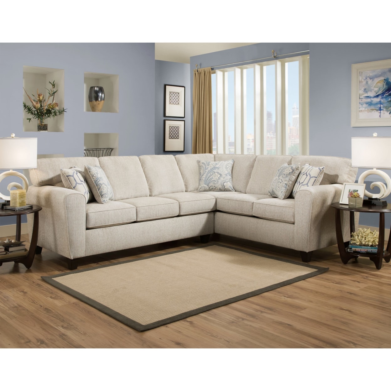 Peak Living 3100 Sectional Sofa