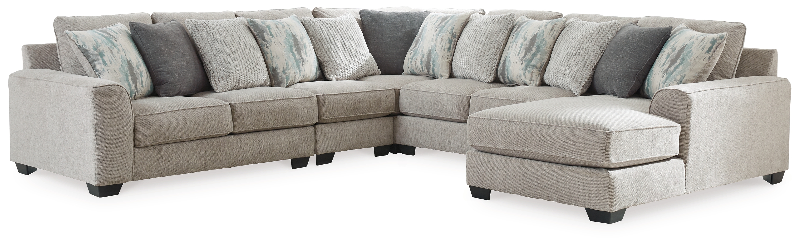 5-Piece Sectional With Chaise