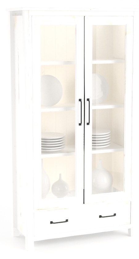 Farmhouse 2-Door Buffet and Display Cabinet
