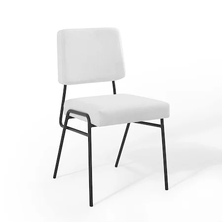 Upholstered Fabric Dining Side Chair
