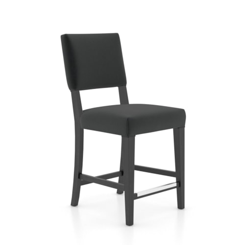 Contemporary Customizable Upholstered Fixed Stool