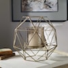 Uttermost Accessories - Candle Holders Myah Geometric Gold Candleholder