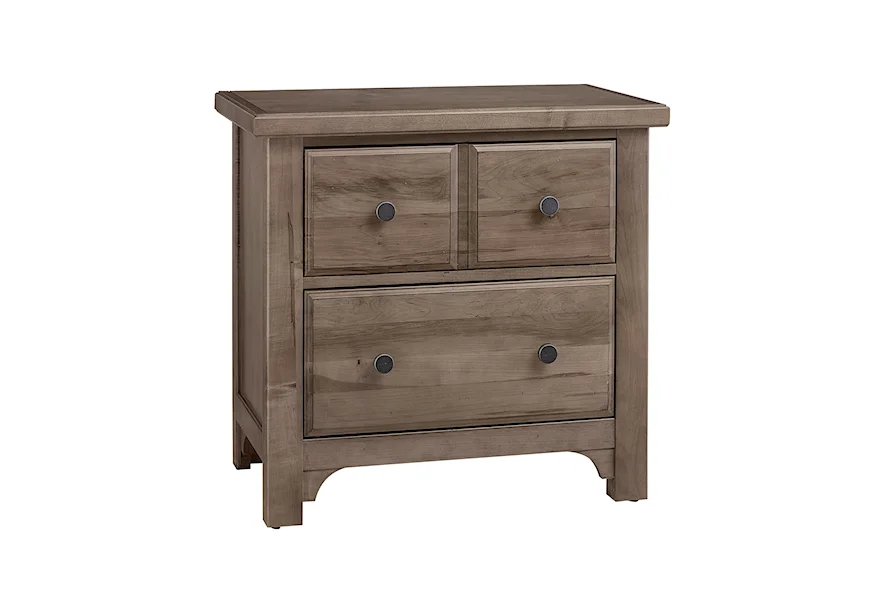 Cool Farmhouse 2-Drawer Nightstand  by Vaughan Bassett at Zak's Home