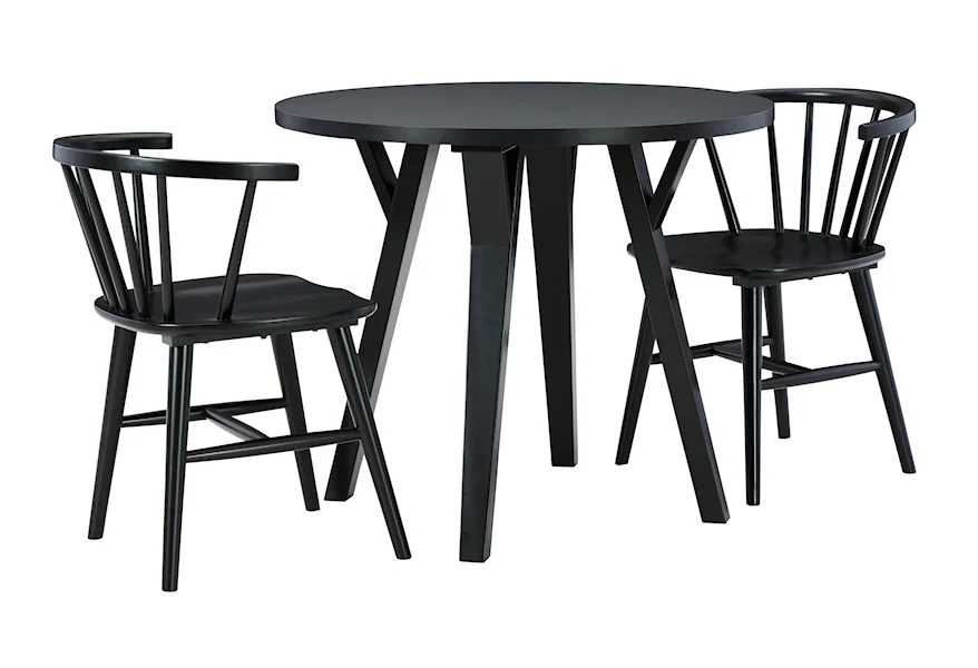 Otaska 3-Piece Dining Set by Signature Design by Ashley at VanDrie Home Furnishings