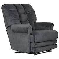 Casual Lay-Flat Recliner with Channel Back