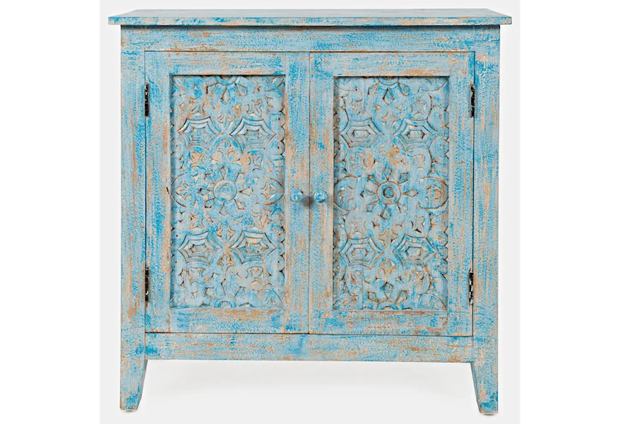 Global Archive Chloe Hand-Carved Accent Chest by Jofran at Sparks HomeStore