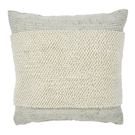 Rowcher Gray/White Pillow