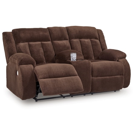 Dbl Rec Pwr Loveseat W/ Console